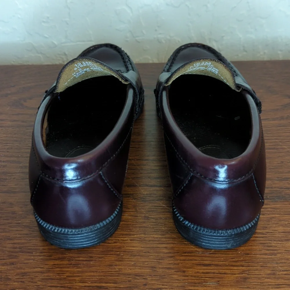 Sperry Boys Top-Sider Colton Burgundy Loafers Size 12.5